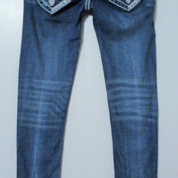 Rock Revival Jen embellished Skinny Jeans Sz 26 LN - Picture 3 of 7